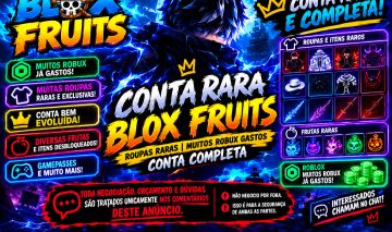 BLOX FRUITS | MUITOS ROBUX GASTOS | ROUPAS RARAS | CONTA COMPLETA
