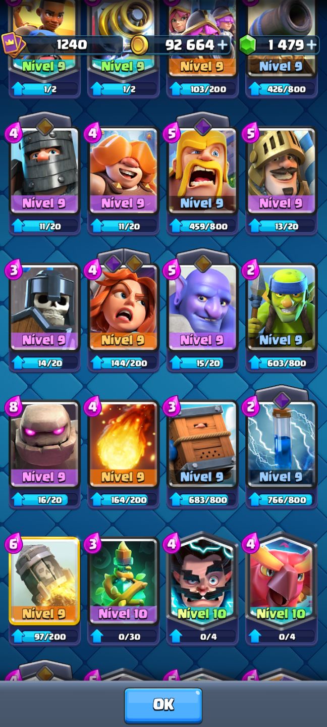 [MENOR PREÇO] Conta Clash Royale 6801 Trofeus + Descriçao