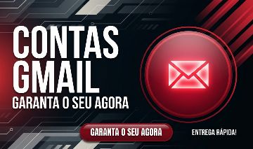 [QUEIMA DE ESTOQUE] CONTAS GMAIL BR | SEM SMS | ENVIO AUTOMÁTICO