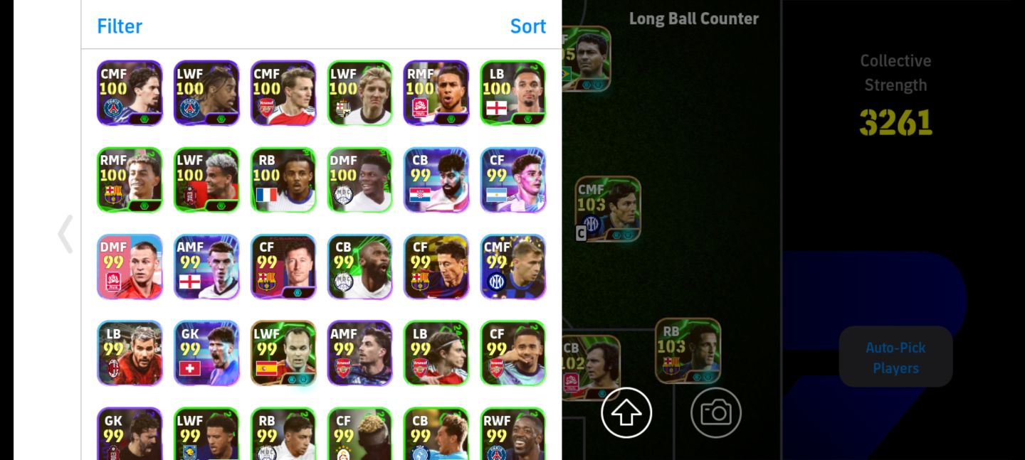 CONTA DE EFOOTBALL COM FORÇA DE 3261 SOMENTE KONAMI ID TA NO PRECINHO