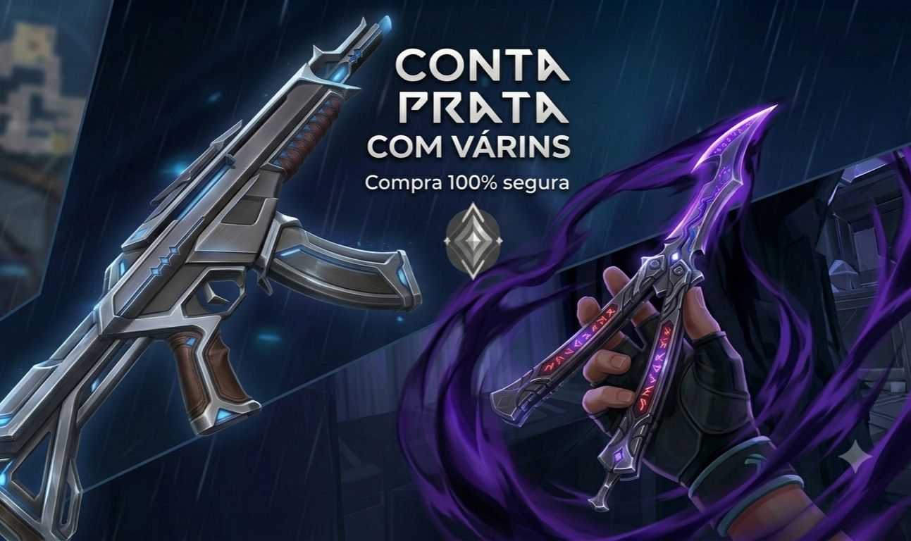 Conta prata 1 com faca saqueadora e varias skins