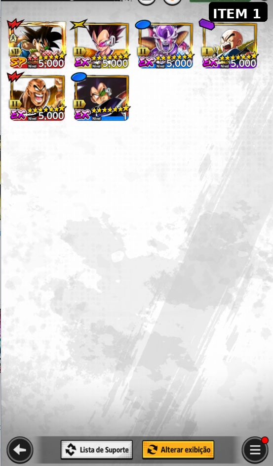 Contas Dragon Ball Legends com Ultras, LEGENDS, LFs... (Android E IOS)