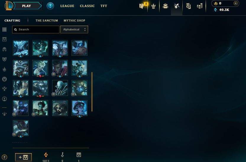 Conta lol mestre, muitas skins, full acesso