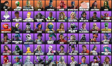 126 Skins | Backlash, Robin, Superman, Solid Snake e Zeus | Full Acesso