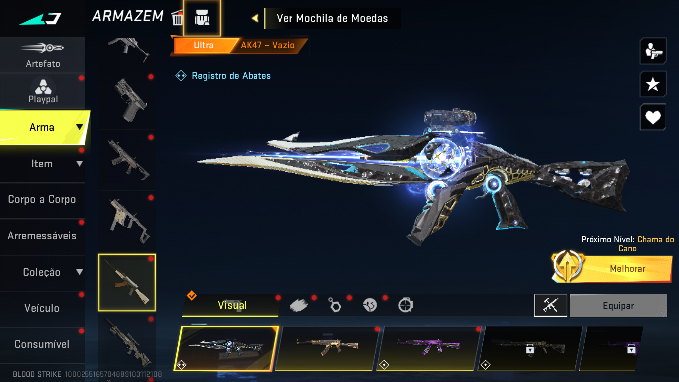 CONTA BLOOD STRIKE SKINS EXCLUSIVAS E LIMITADAS