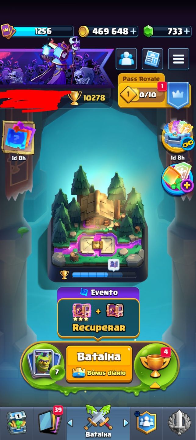 CONTA CLASH ROYALE | 10 K DE TROFEUS E MUITOS RECURSOS