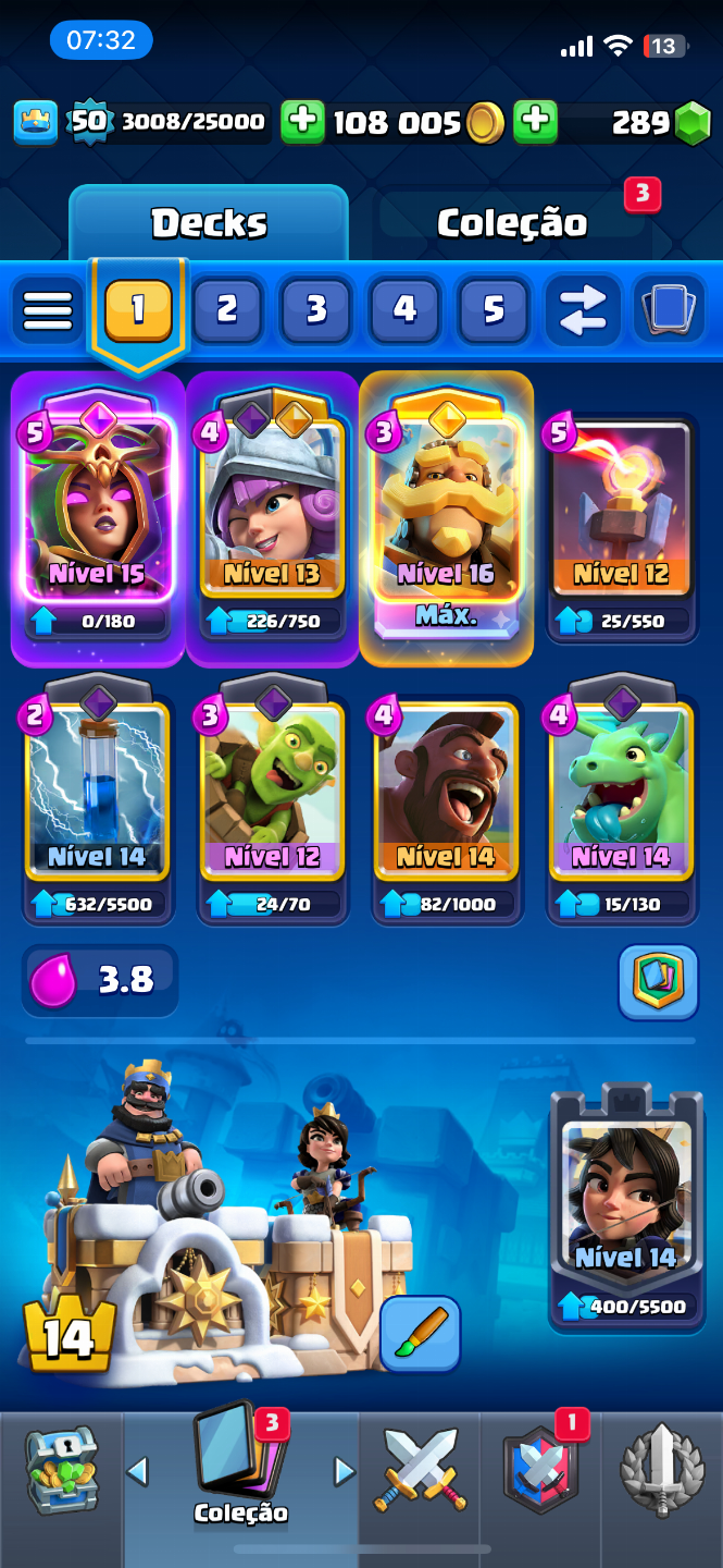 CONTA CLAHS ROYALE NVL 50 AR 23 (PREÇO DE NOIA)