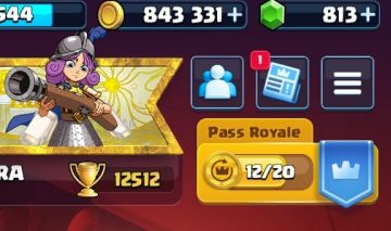 CONTA CLASH ROYALE TORRE LVL 16 VARIAS EVO E HEROIS
