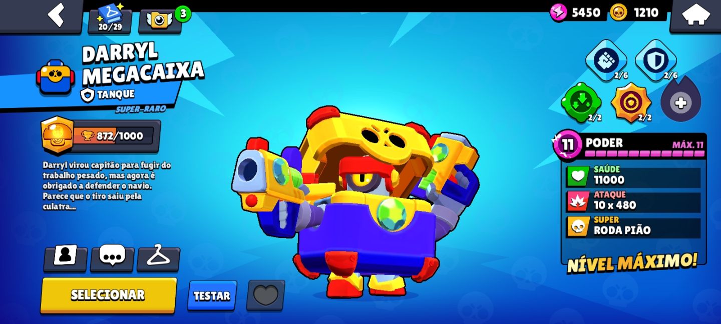 Conta de brawl stars