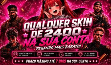 QUALQUER SKIN DE 2400 CODPOINTS PAGANDO MAIS BARATO!