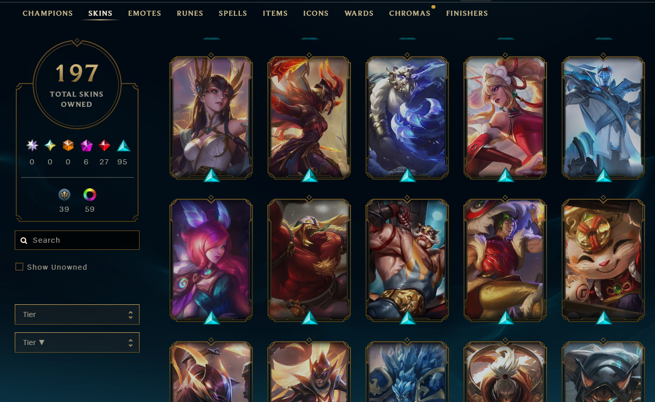 Conta League of Legends / Conta valorant /+200 skins / Full acesso