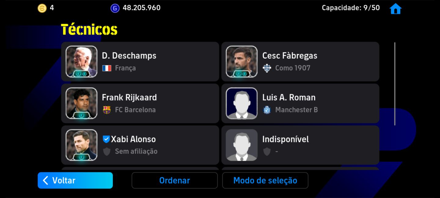 Conta de efootball mobile a venda, com Iniesta 107, os dois Pelé, e muito mais.