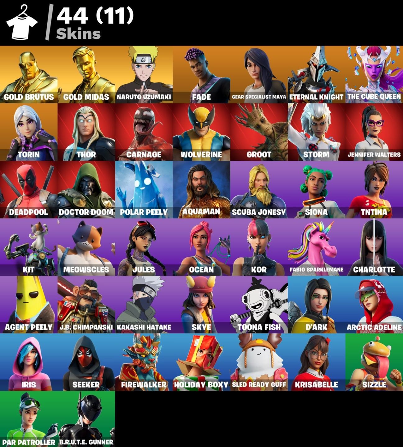 CONTA DE FORTNITE COM 44 SKINS | Kakashi Hatake | PROMOÇÃO!