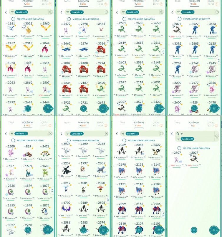 CONTA POKEMON GO LEVEL 52 | 103 LENDARIO | 120 BRILHANTE | RAYQUAZA SHINY IV100