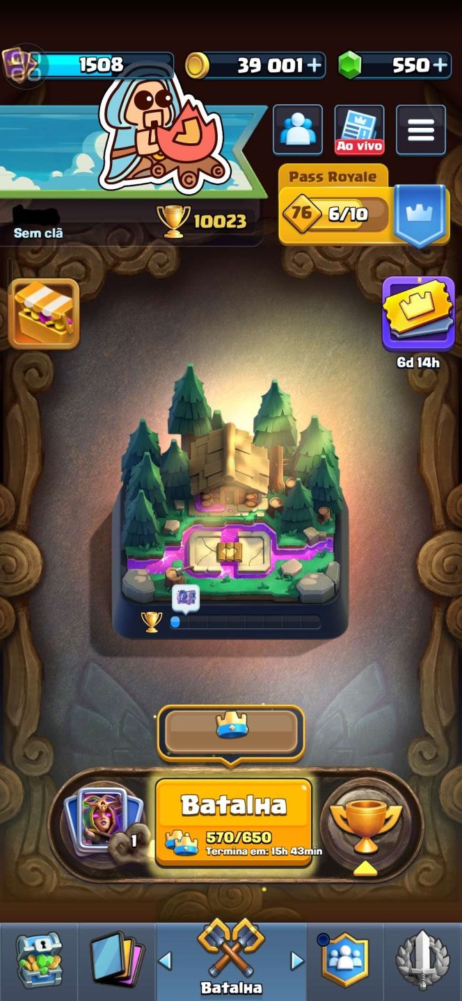 CONTA CLASH ROYALE 10K