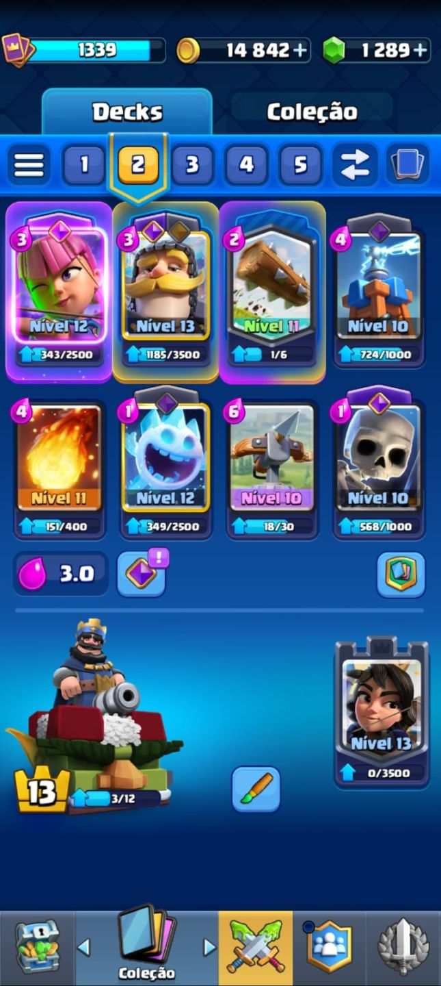 CONTA DE CLASH ROYALE 7K DE TROFÉUS