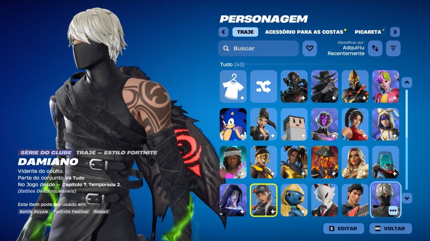 CONTA DE FORTNITE COM 41 SKINS | John Wick | PROMOÇÃO!