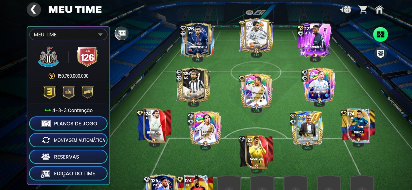 Conta fc mobile ovver 126