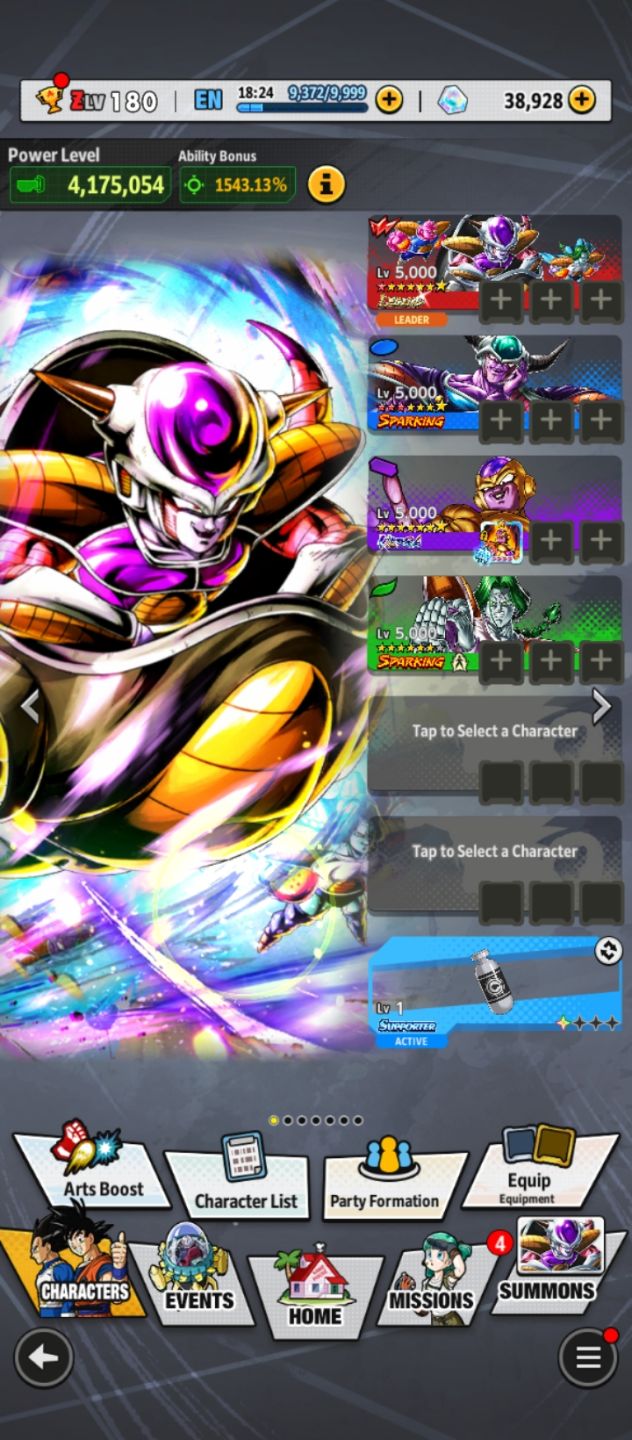 Conta DBL - Novos Personagens + 38,9K de CRISTAIS!