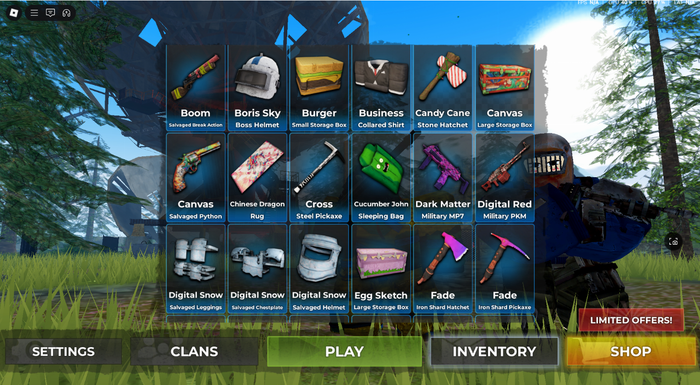 CONTA RARA FALLEN SURVIVAL + GAMEPASSES + BUNDLES EXCLUSIVAS!