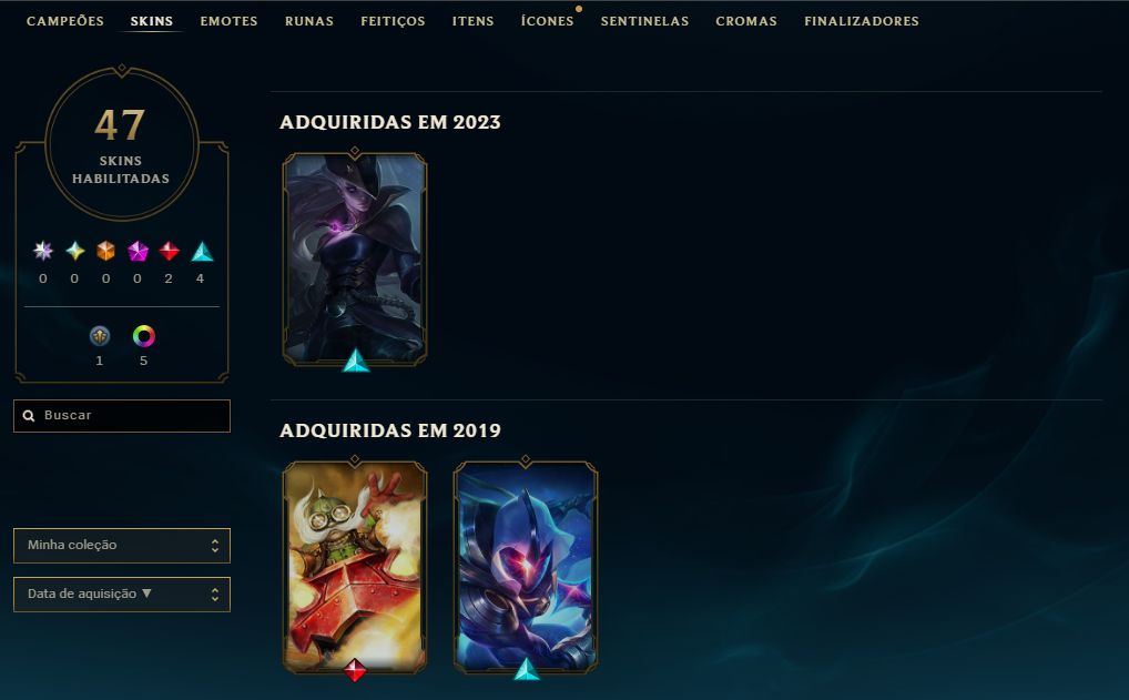 [Entrega Automática] Lol Esmeralda, 47 Skins, Skins Lendárias, 25K Ea, Lvl 50