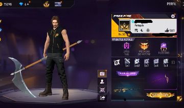 Conta de Free Fire Lvl 50. 5 Mestre BR. 1 Mestre CS. E MUITAS skins