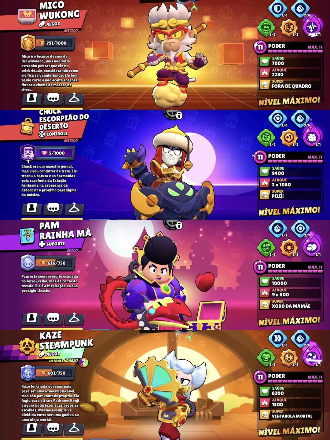 Conta Brawl 100k mestres 3 com matcherino e 8 ranks 35