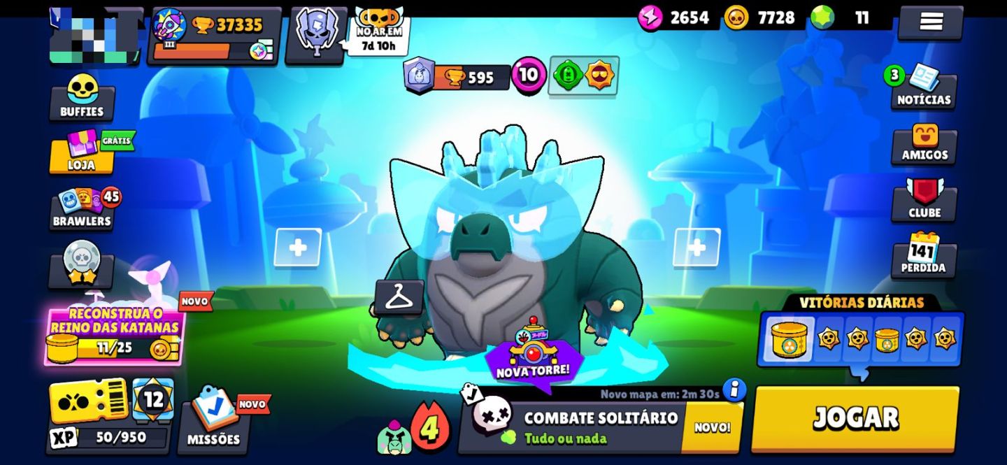Conta de Brawl stars gemada barata