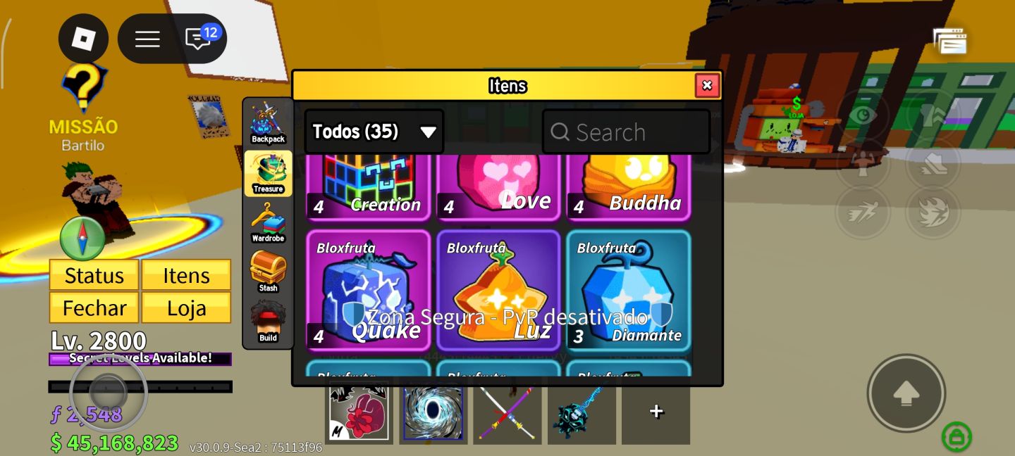 Conta blox fruits