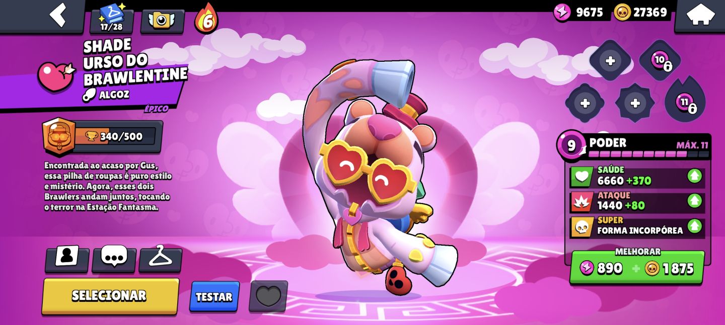 Conta Supercell ID Mo.co + Brawl Stars muita skin cara