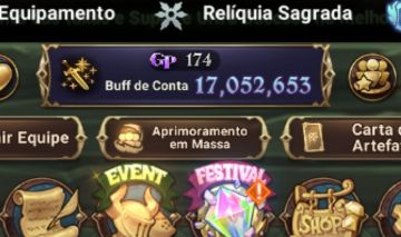 Conta The seven deadly sins grand cross 17MCC