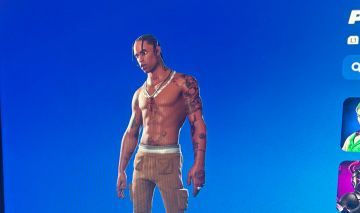 Conta fortnite Travis scott e machado kratos
