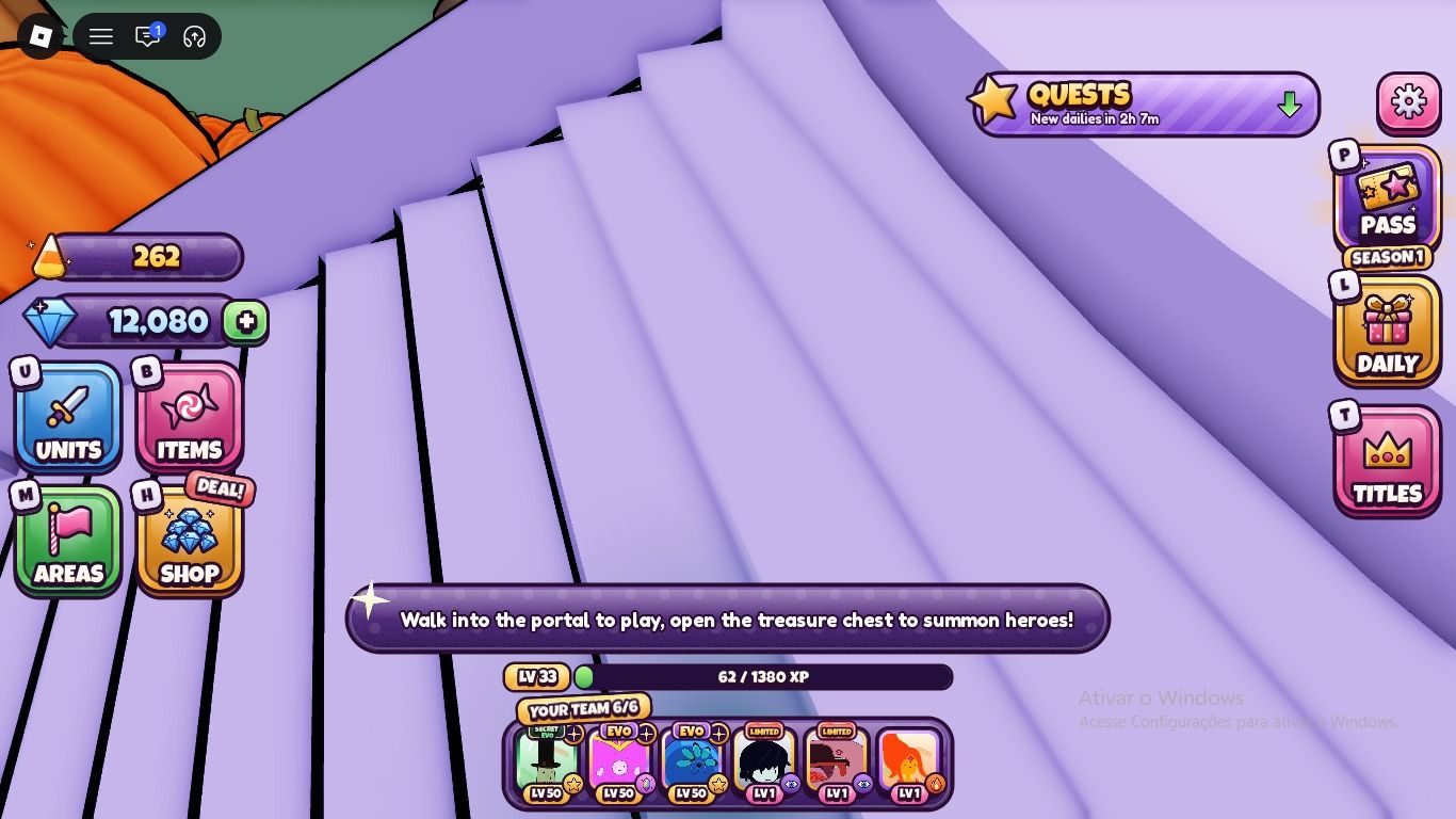 Conta Candy Kingdom Defense com Secreto e gamepass
