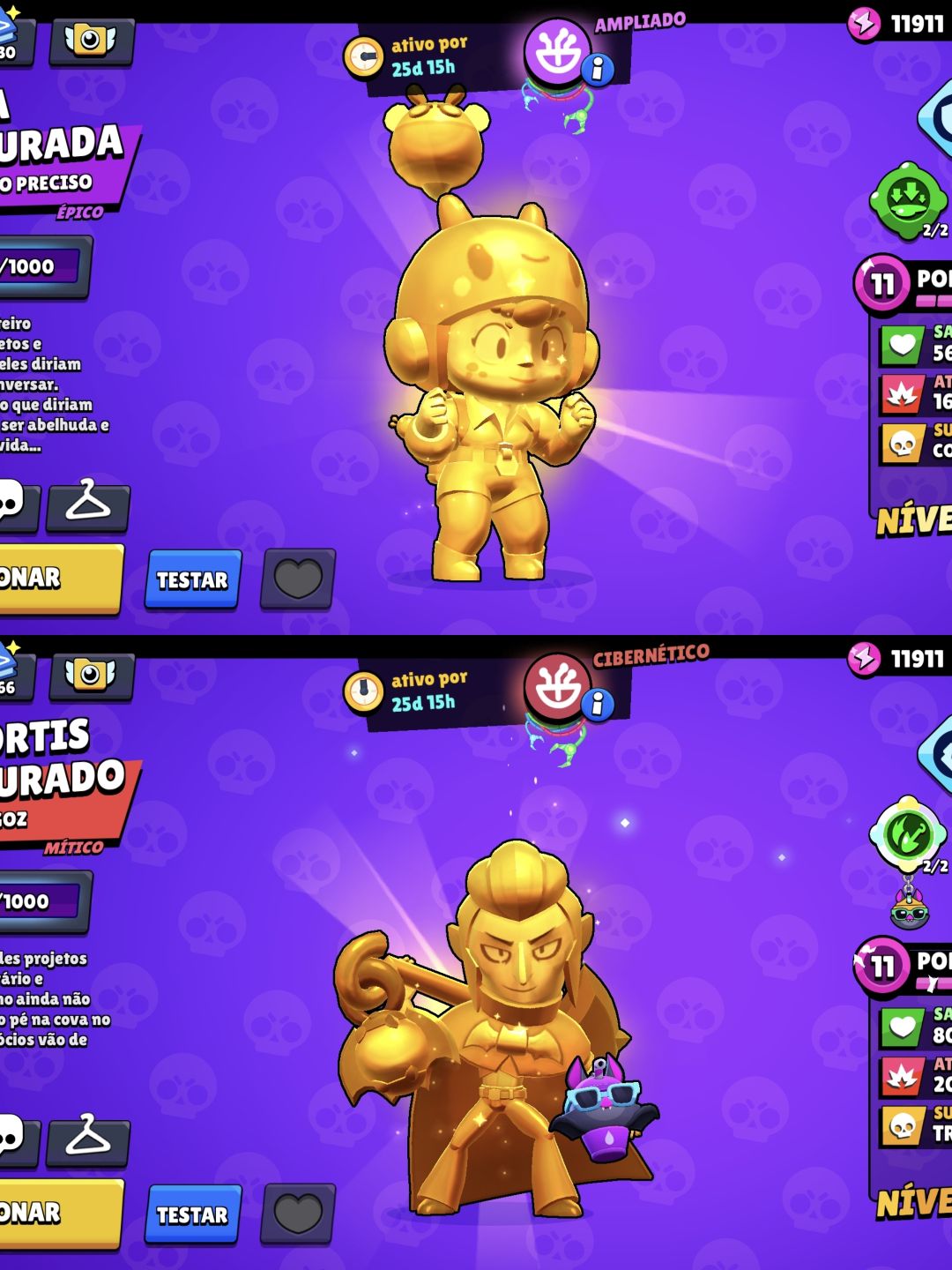 Conta Brawl 100k mestres 3 com matcherino e 8 ranks 35