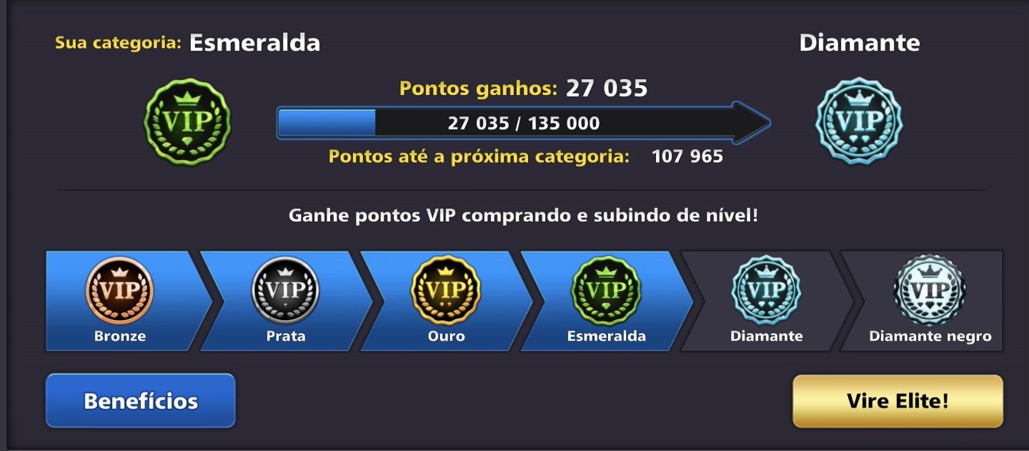CONTA 8 BALL POOL TOP - NÍVEL 79 | 15+ TACOS LENDÁRIOS | VIP ESMERALDA
