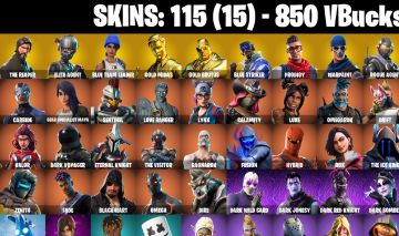 115 skins OG STW Ultimate Edition The Reaper Gold Midas Rogue Agent lara 850 VB