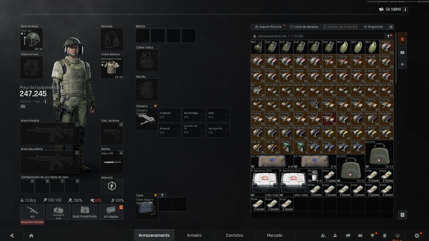 CONTA Arena Breakout Infinite - Total 63 M | Skin Armas | Acesso total - N30