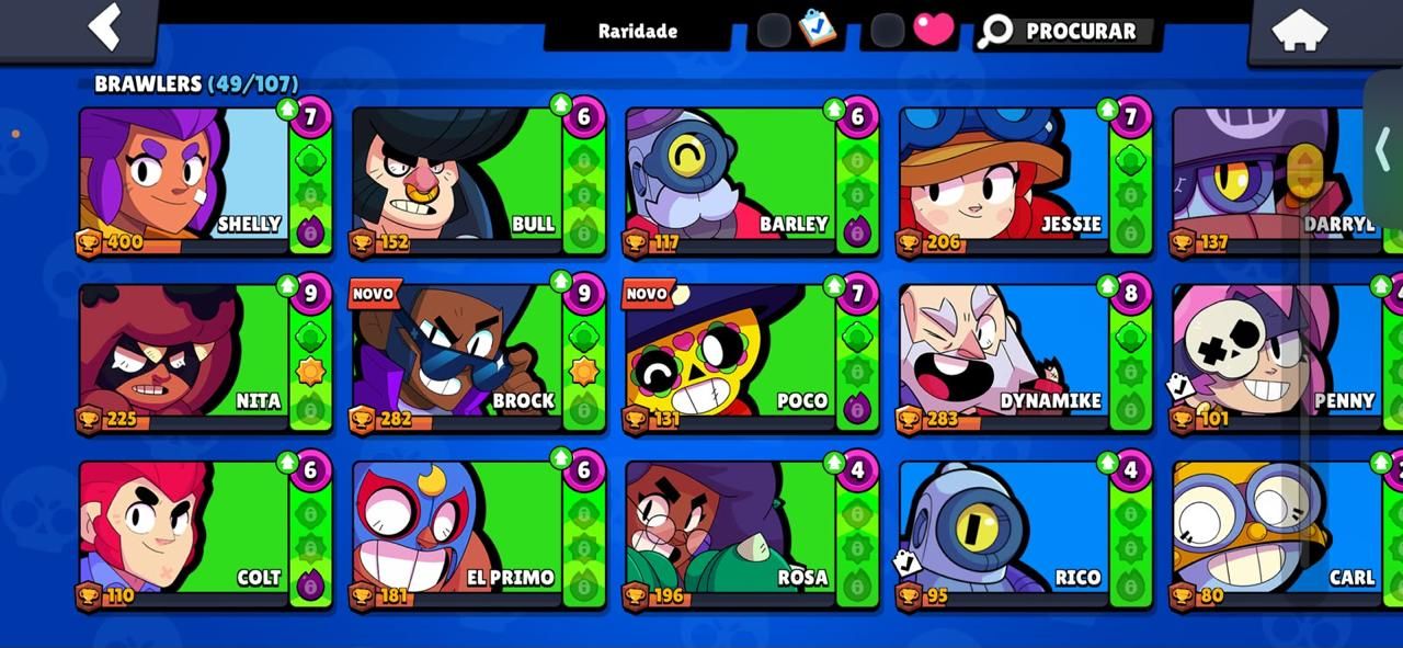 CONTA DE BRAWL STARS DE 2020 COM DARRYL DIM SUN, ANTIVÍRUS 8-BIT