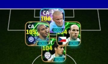 CONTA EFOOTBALL RARA! KOLLER BUGADO + HALLAND PRIME + ADRIANO IMPERADOR E+++!
