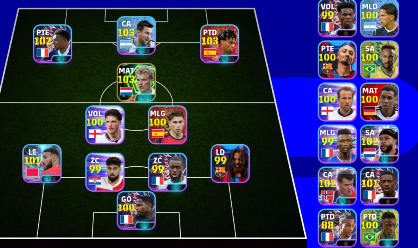 Conta Efootball com PACK da FRANÇA boa pra upar e mais caro via Konami ID