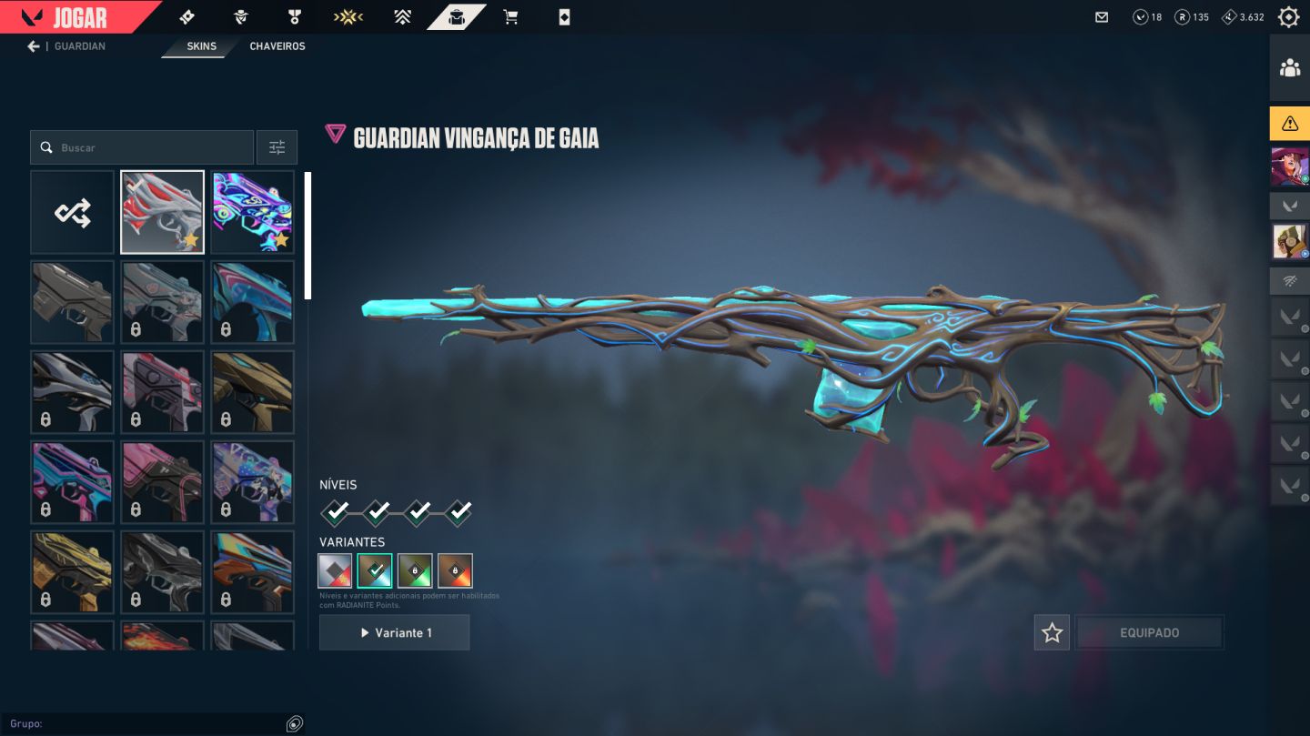 CONTA VALORANT LEVEL 348 | PLATINA 1 COM 1235 GASTOS