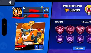 CONTA DE BRAWL STARS 90K DE TROFEUS | 107 BRAWLERS varias skins
