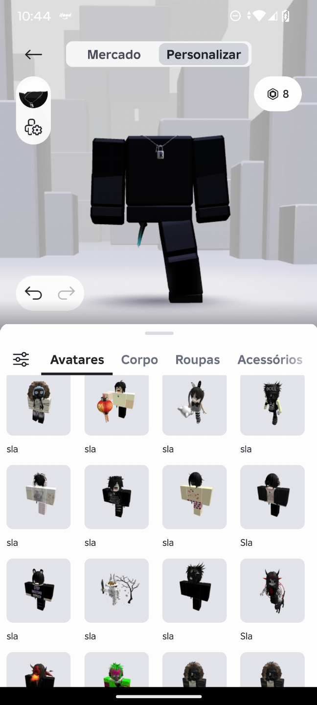 Conta com korblox e outros limiteds + 100k gastos