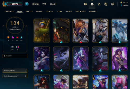 CONTA RIOT COMPLETA (DISPONIVEL) - League of Legends - Contas - GGMAX