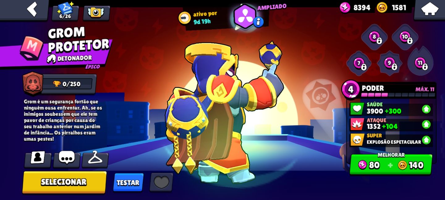 Conta de Brawl stars com 24k de trófeus