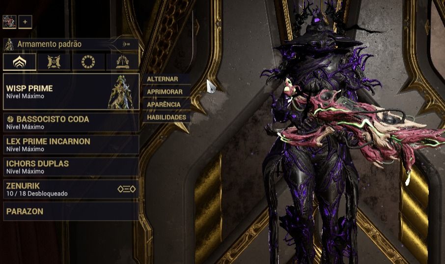 CONTA WARFRAME mr 17