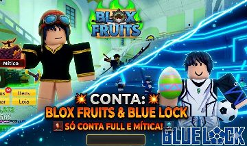 Conta Roblox Blox Fruits e Blue Lock