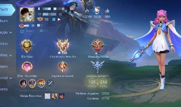 CONTA MOBILE LEGENDS / EX IMORTAL / MAIS DE 1k DE PT COM FANNY