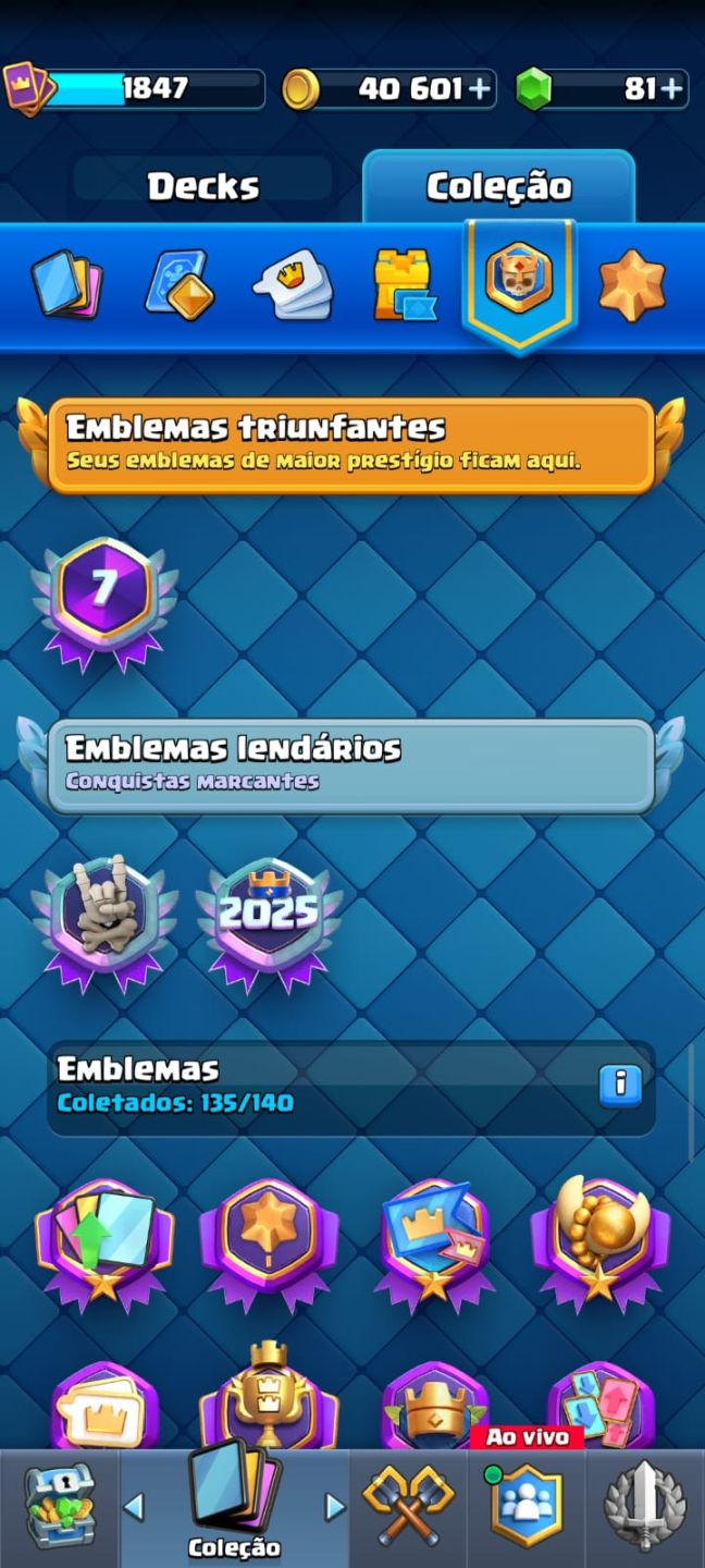 Clash royale - Conta única!
