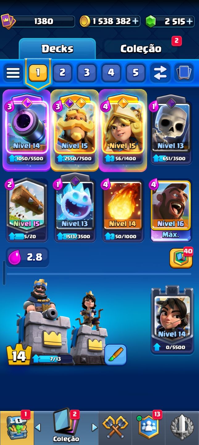 Conta clash royale